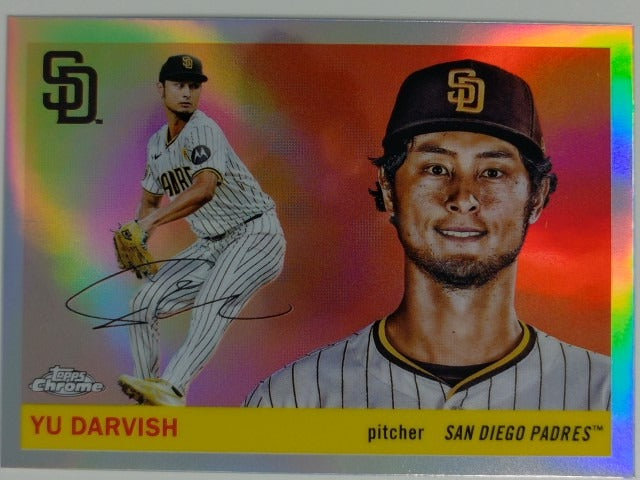 2025 Topps Chrome Platinum Baseball Refractor Yu Darvish #150
