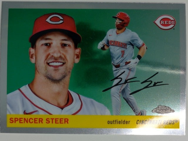 2025 Topps Chrome Platinum Baseball Spencer Steer #47