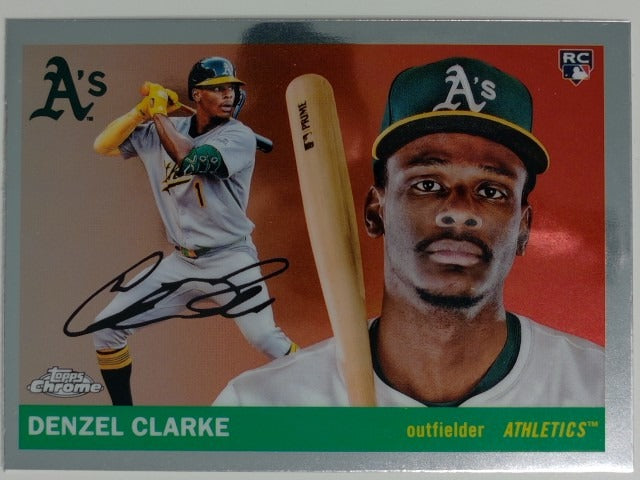 2025 Topps Chrome Platinum Anniversary Baseball Denzel Clarke #23 RC