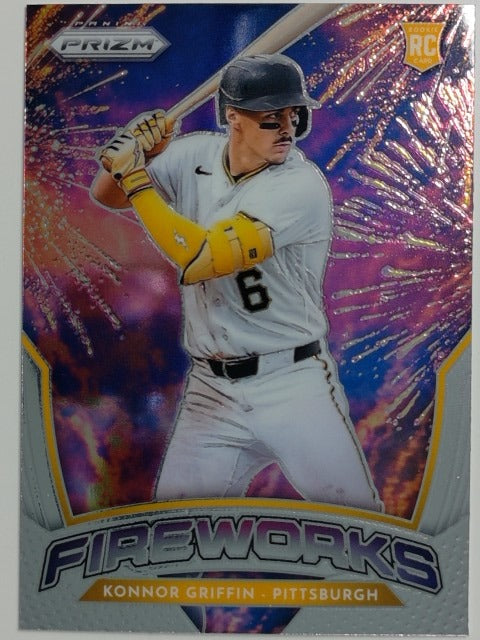 2026 Panini Prizm Baseball Fireworks Konnor Griffin #18
