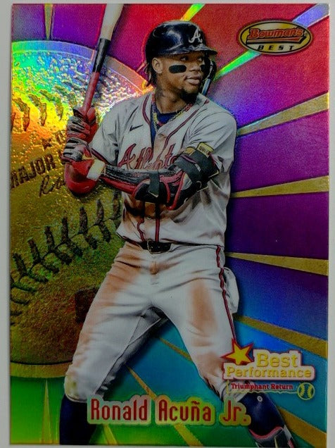 2025 Bowman's Best Baseball Best Performance Ronald Acuña Jr. #BP-24
