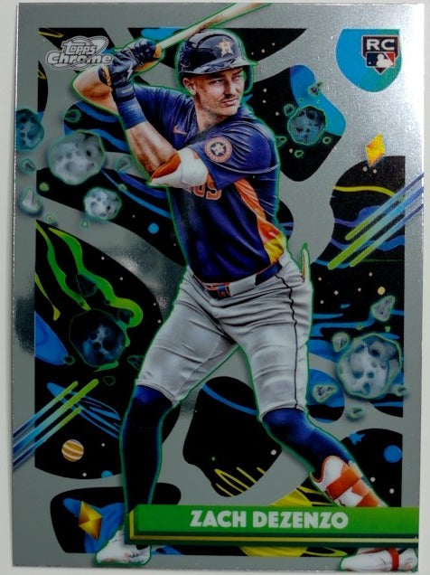 2025 Topps Chrome Cosmic Baseball Zach Dezenzo #155 RC