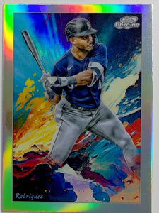2024 Topps Chrome Cosmic Baseball Stars in the Night Julio Rodríguez #STN-16