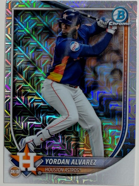 2025 Bowman Chrome Baseball Mojo Refractor Yordan Alvarez #81