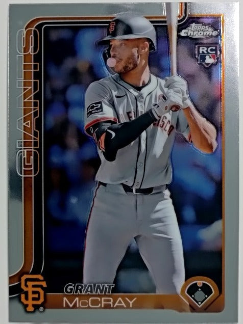 2025 Topps Chrome Baseball Grant McCray #116 RC