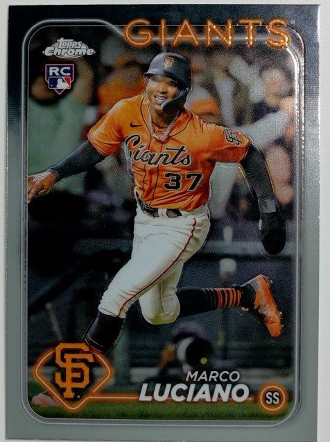 2024 Topps Chrome Baseball Marco Luciano #210 RC