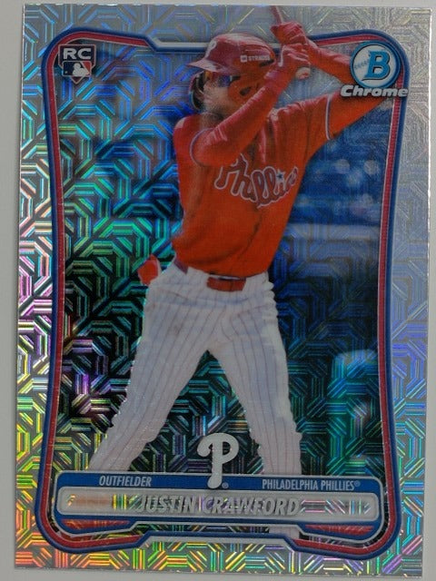 2026 Bowman Chrome Baseball Mojo Refractor Justin Crawford #54 RC