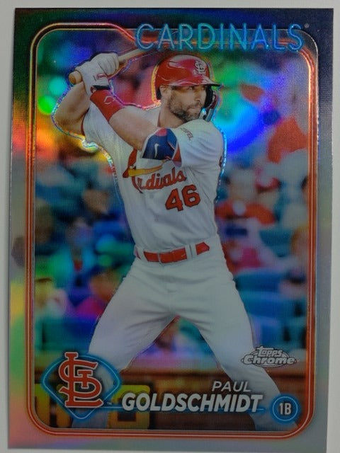 2024 Topps Chrome Baseball Refractor Paul Goldschmidt #90
