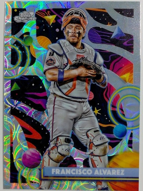2025 Topps Chrome Cosmic Baseball Nucleus Refractor Francisco Alvarez #37