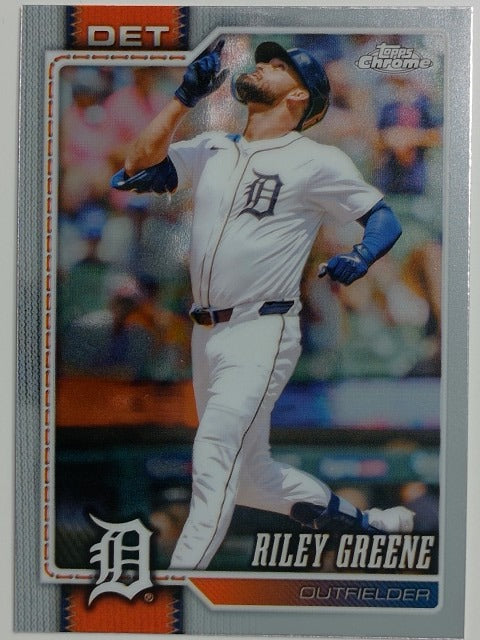 2026 Topps Chrome Baseball Riley Greene #180