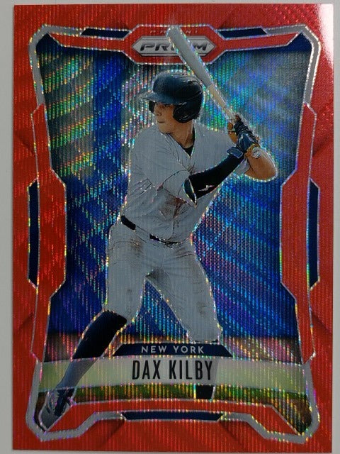 2026 Panini Prizm Baseball Ruby Wave Prizm Dax Kilby #117
