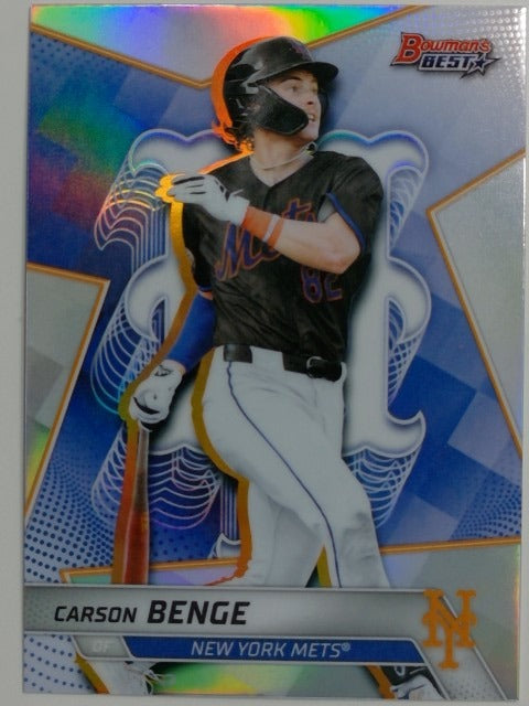2025 Bowman's Best Baseball Refractor Carson Benge #TP-22