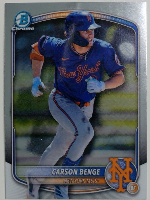 2025 Bowman Draft Baseball Chrome Carson Benge #BDC-138