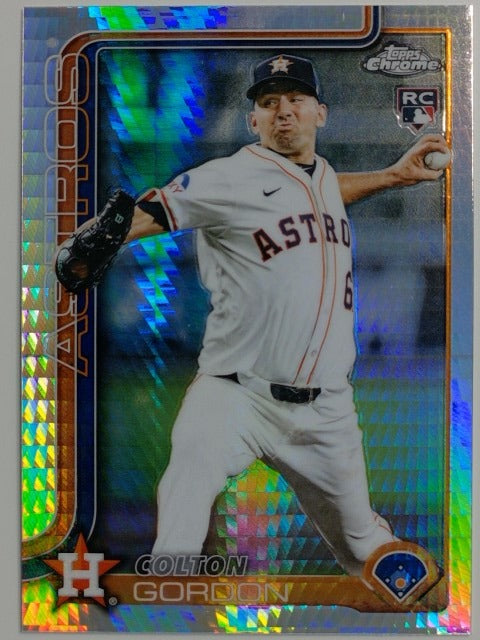 2025 Topps Chrome Update Baseball Prism Refractor Colton Gordon #USC23 RC