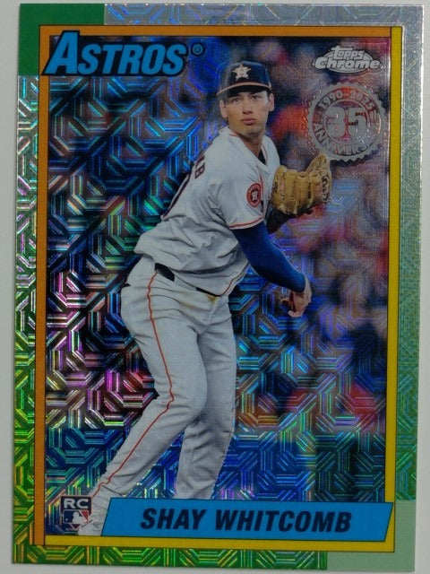2025 Topps Baseball 1990 Topps Baseball Chrome Shay Whitcomb #T90C-118