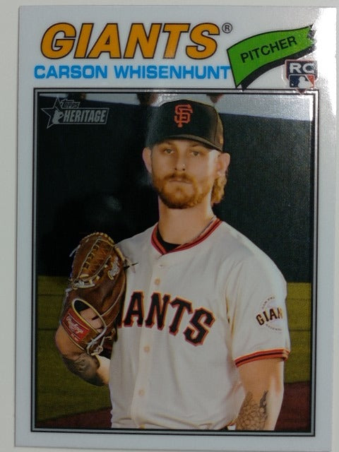 2026 Topps Heritage Baseball Chrome Carson Whisenhunt #79 RC