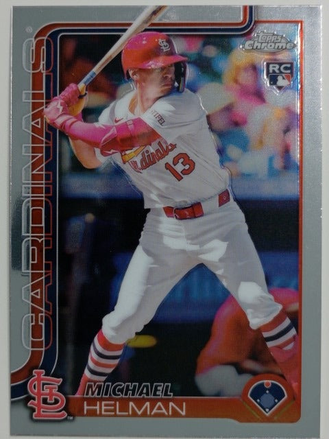 2025 Topps Chrome Baseball Michael Helman #104 RC