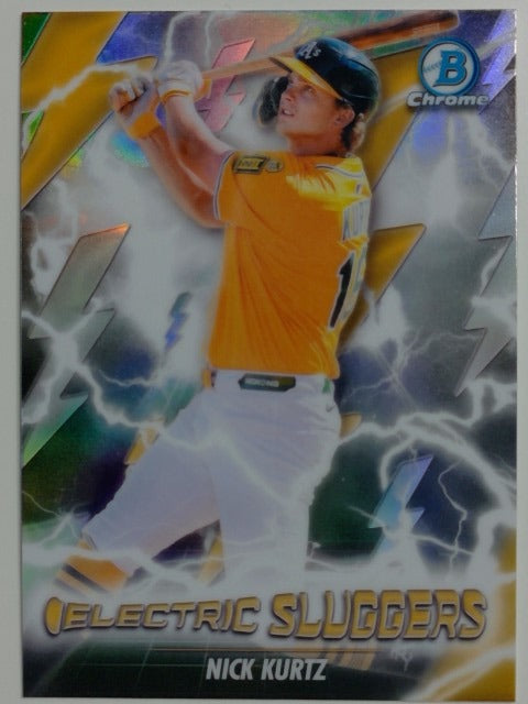 2026 Bowman Baseball Electric Sluggers Nick Kurtz #ES-22