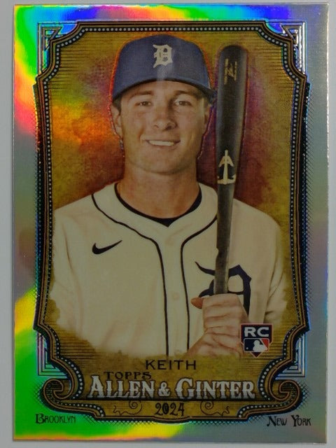 2024 Topps Allen & Ginter Baseball Chrome Refractor Colt Keith #279 RC