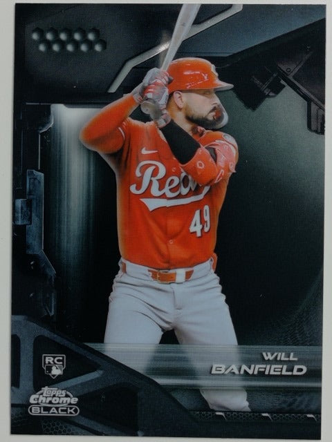 2026 Topps Chrome Black Baseball Will Banfield #106 RC