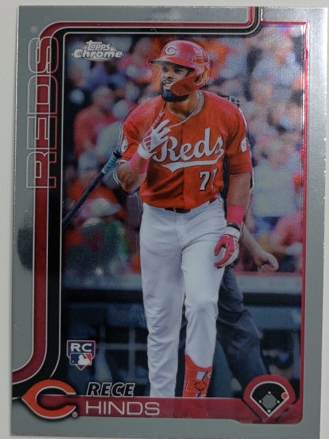 2025 Topps Chrome Baseball Rece Hinds #253 RC