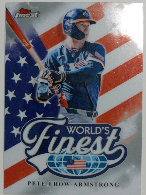 2026 Finest Baseball World's Finest Pete Crow-Armstrong #WF-8