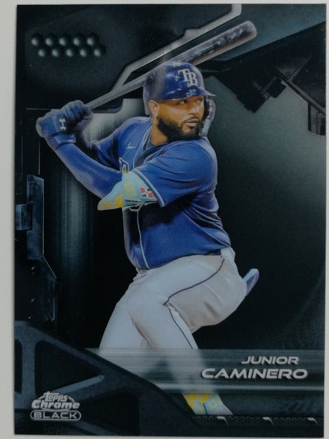 2026 Topps Chrome Black Baseball Junior Caminero #145