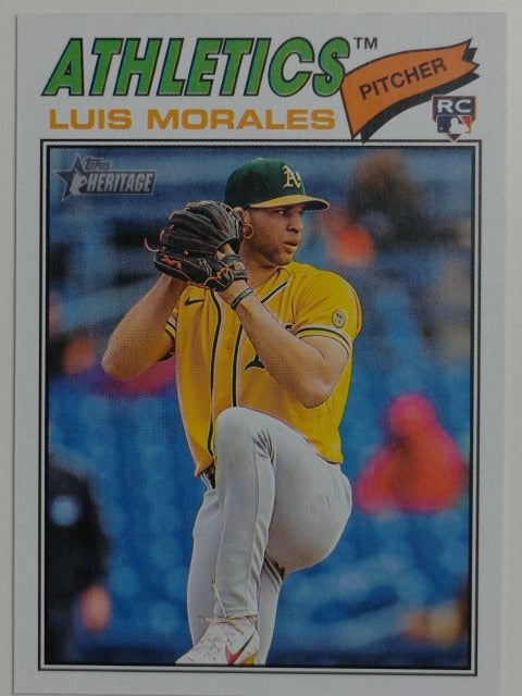2026 Topps Heritage Baseball Luis Morales #67 RC