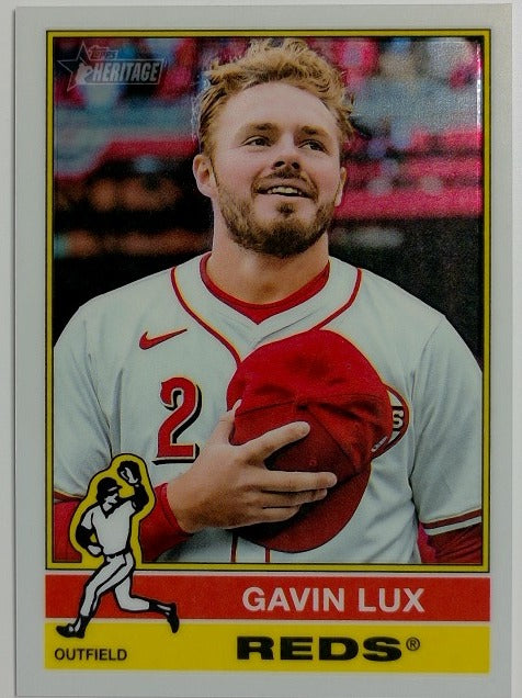 2025 Topps Heritage Baseball Chrome Gavin Lux #715