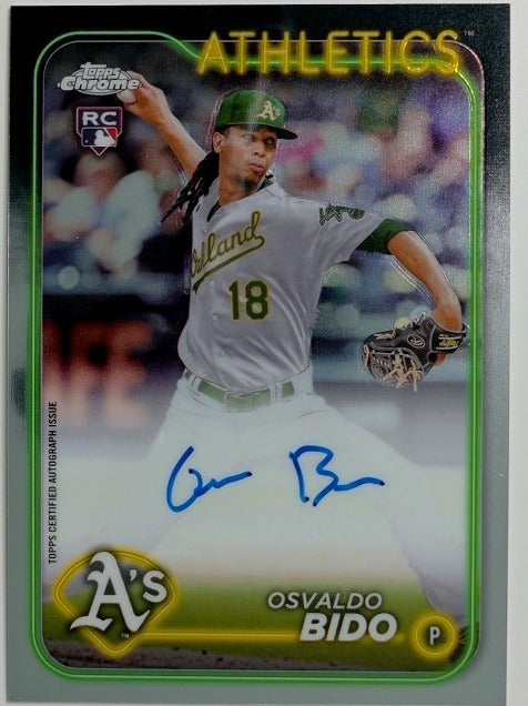 2024 Topps Chrome Baseball Rookie Autograph Osvaldo Bido #RA-OBI