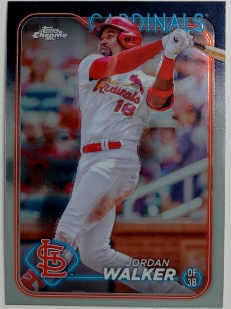2024 Topps Chrome Baseball Jordan Walker #212