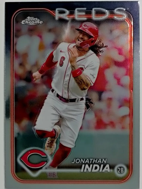 2024 Topps Chrome Baseball Jonathan India #185