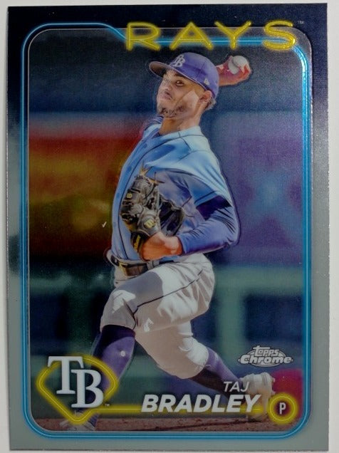 2024 Topps Chrome Baseball Taj Bradley #83