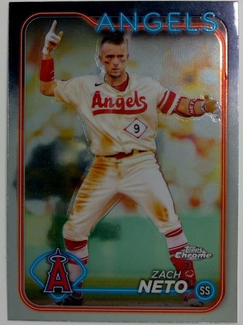 2024 Topps Chrome Baseball Zach Neto #123