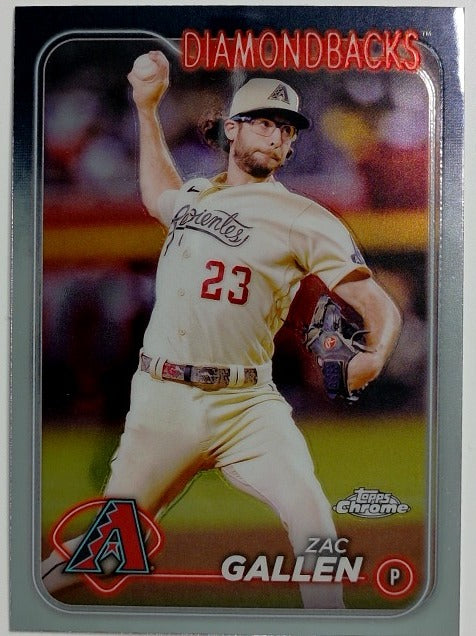2024 Topps Chrome Baseball Zac Gallen #147