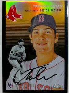 2023 Chrome Platinum Anniversary Black Refractor 03/10 Triston Casas #175 RC