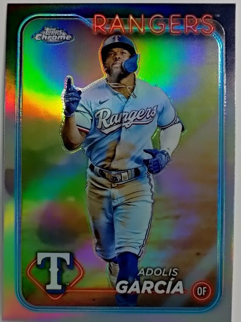 2024 Topps Chrome Baseball Refractor Adolis García #114