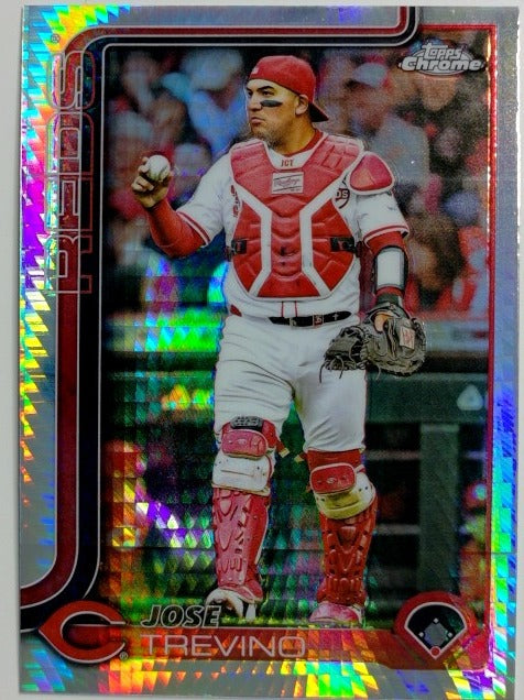 2025 Topps Chrome Update Baseball Prism Refractor Jose Trevino #USC2