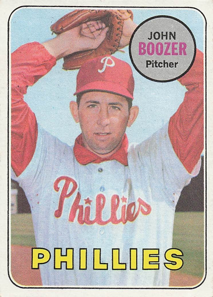 1969 Topps Baseball John Boozer #599