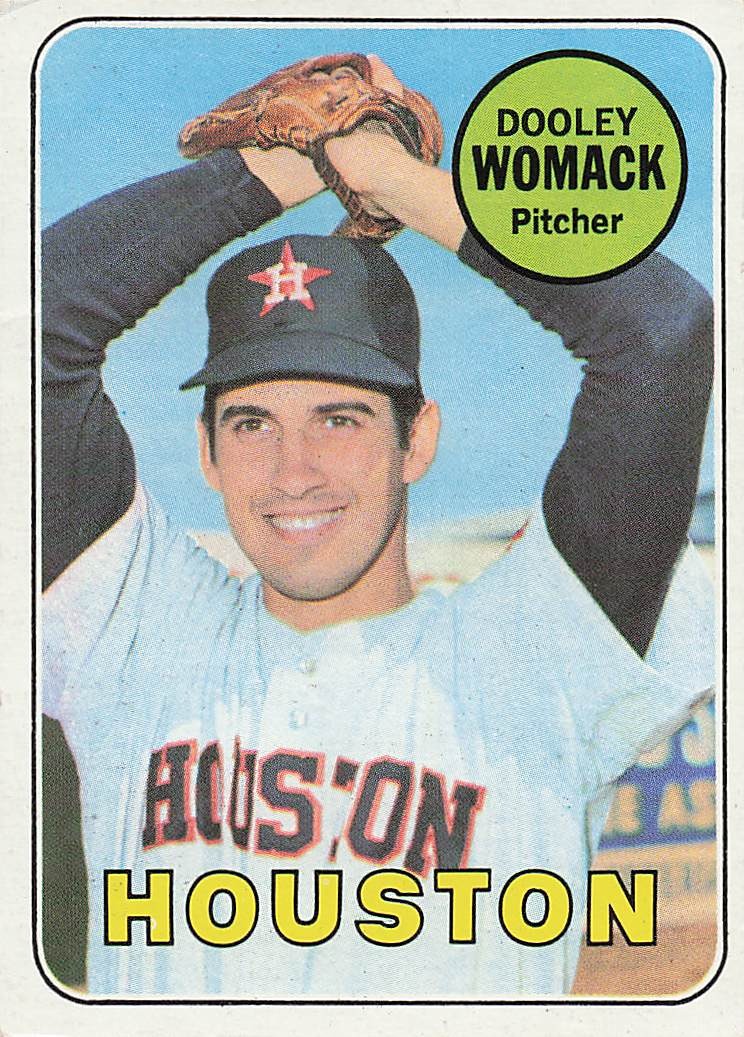 1969 Topps Baseball Dooley Womack #594
