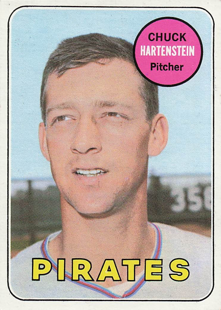 1969 Topps Baseball Chuck Hartenstein #596