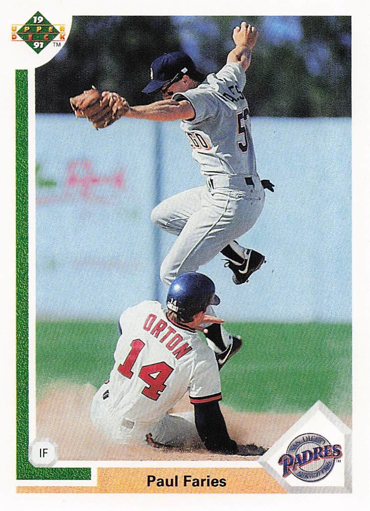 1991 Upper Deck Baseball Paul Faries #751 RC