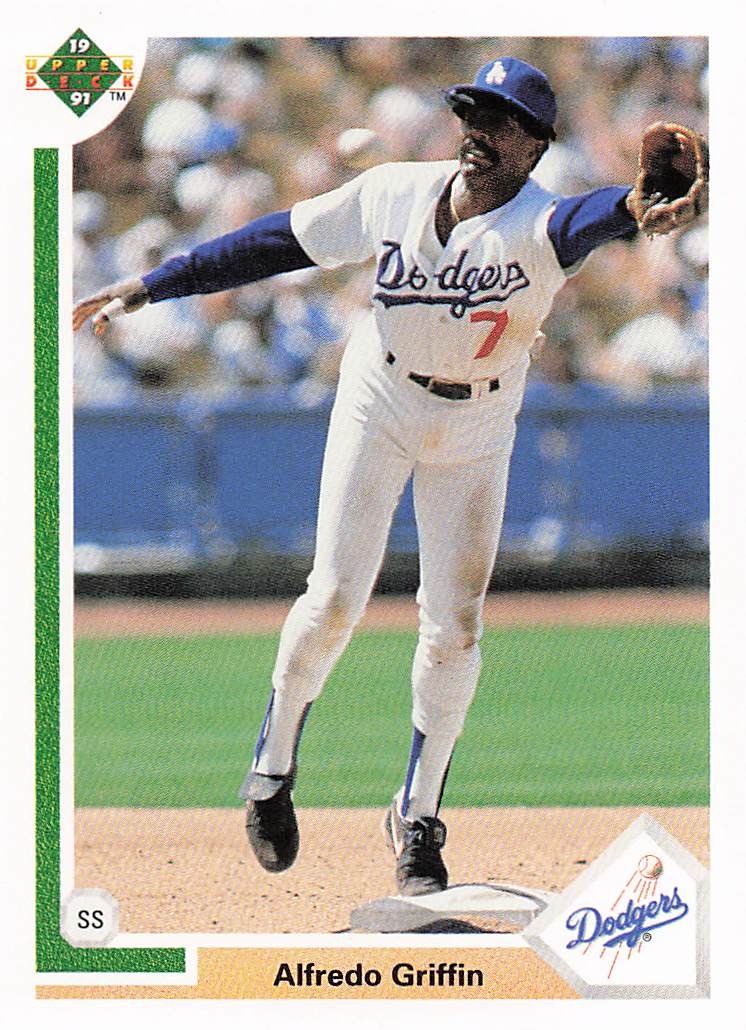 1991 Upper Deck Baseball Alfredo Griffin #119c