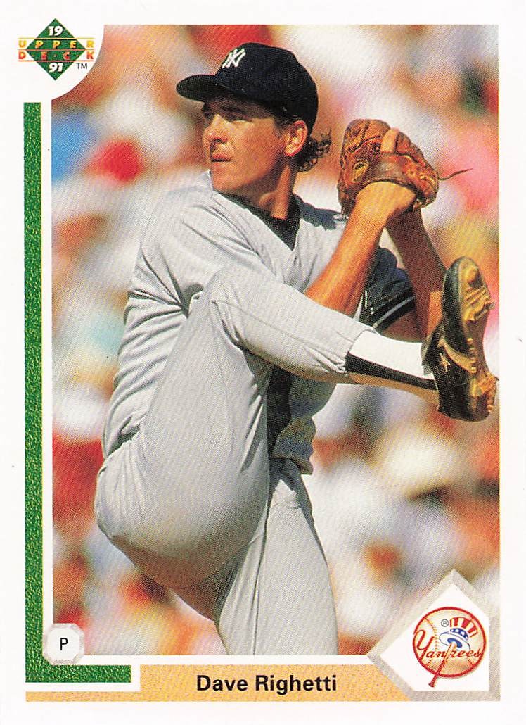 1991 Upper Deck Baseball Dave Righetti #448