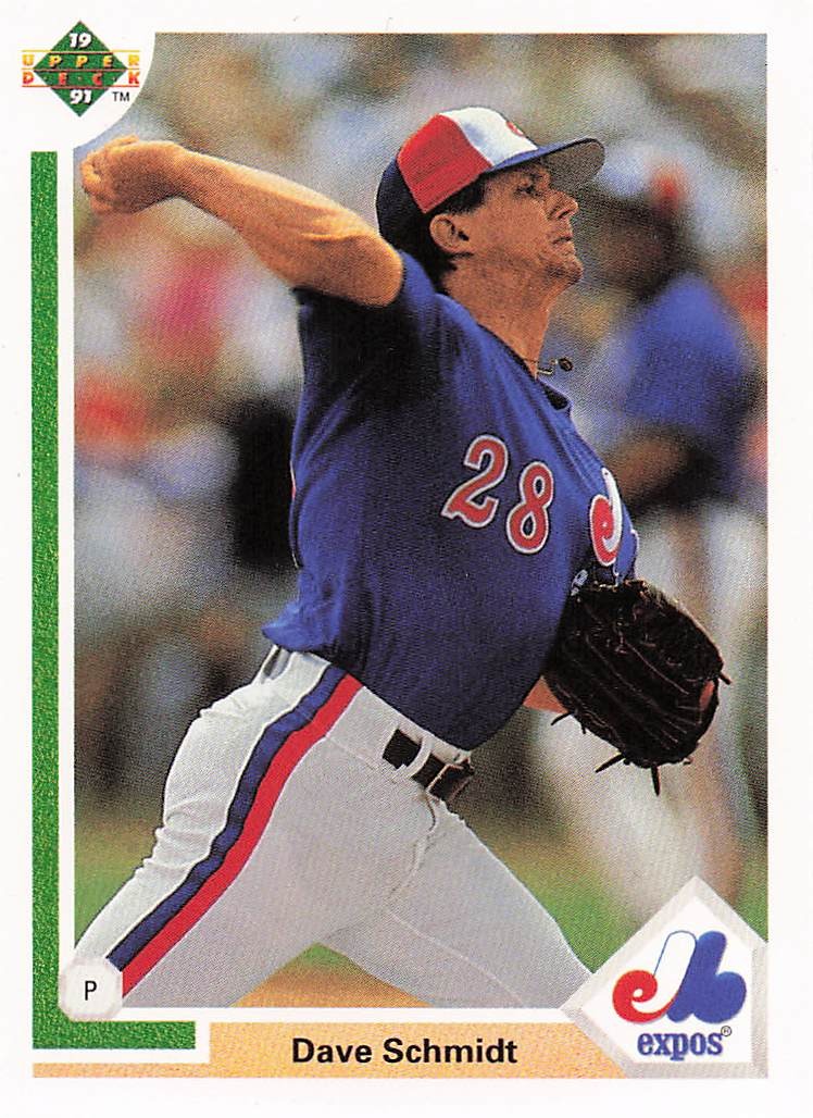 1991 Upper Deck Baseball Dave Schmidt #684b