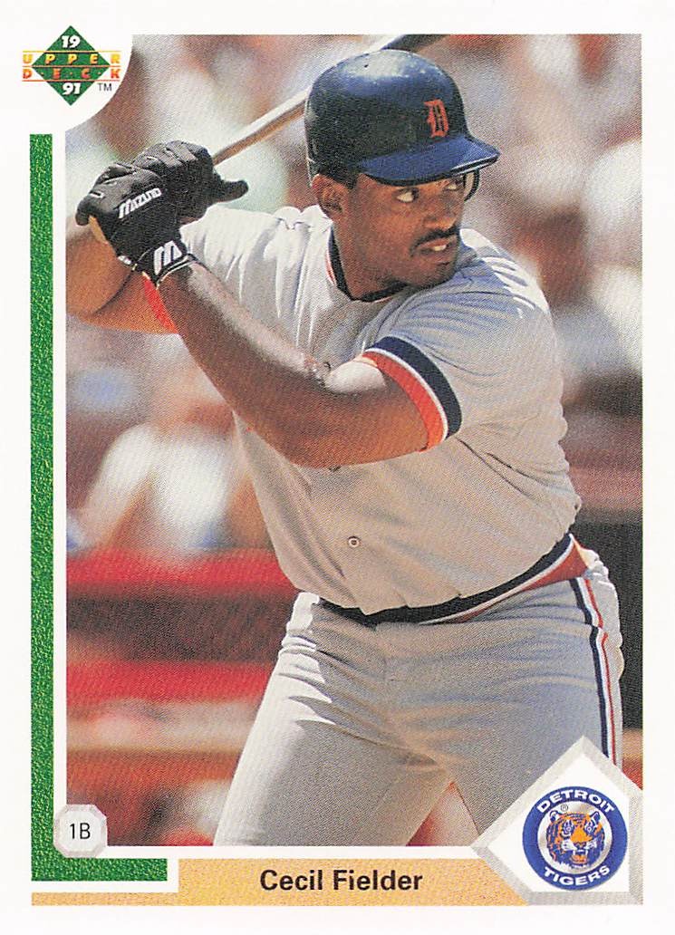 1991 Upper Deck Baseball Cecil Fielder #244b