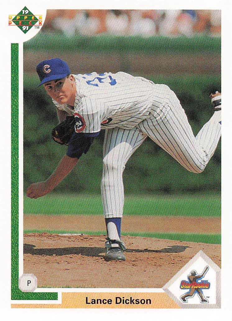 1991 Upper Deck Baseball Lance Dickson #9 RC
