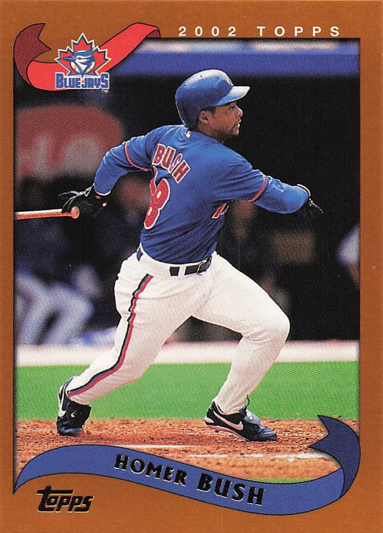 2002 Topps Baseball Homer Bush #146