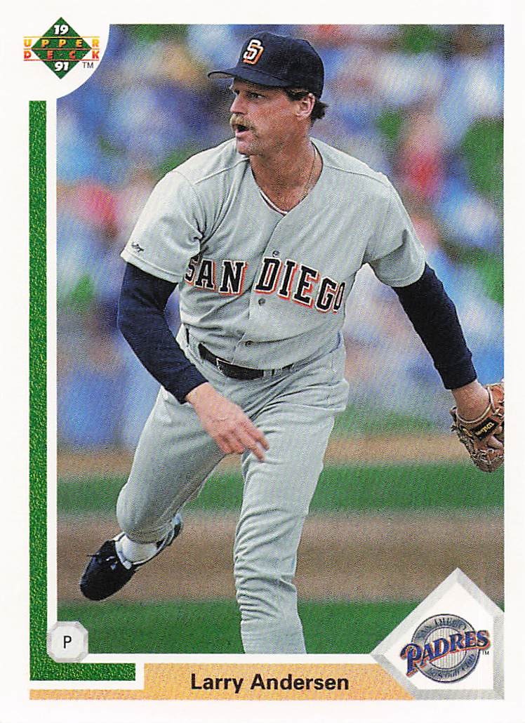 1991 Upper Deck Baseball Larry Andersen #793b