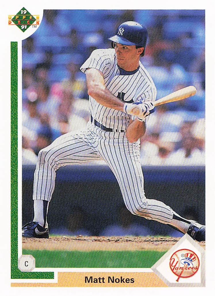 1991 Upper Deck Baseball Matt Nokes #673b